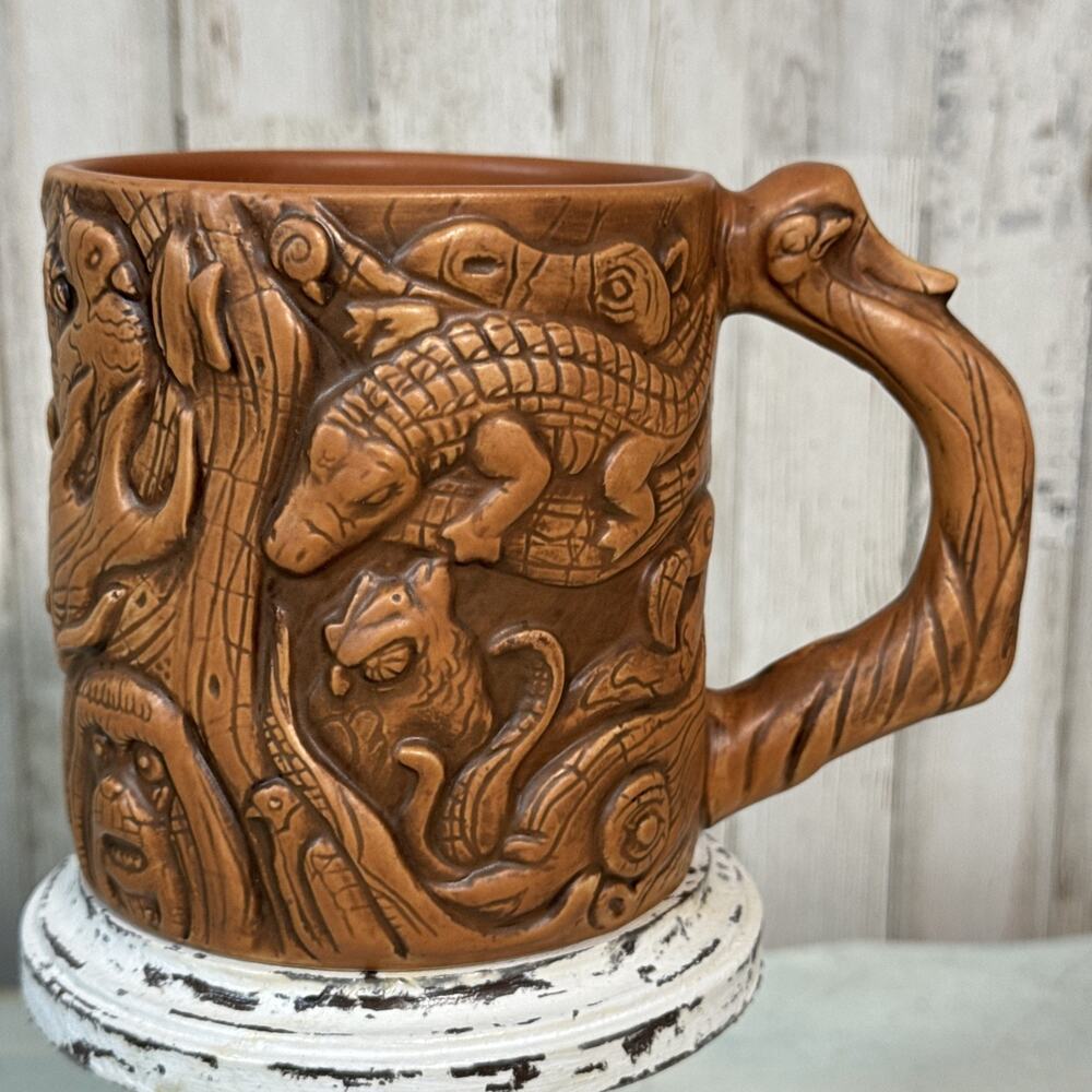 Disney Parks Animal Kingdom Tree Of Life Large Figural Sculpted 3D Ceramic Mug